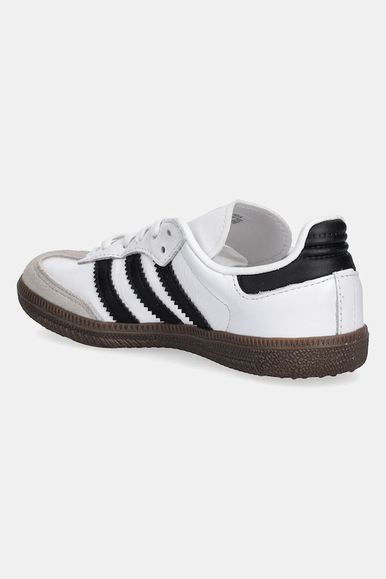 Băieți adidas Originals sneakers din piele SAMBA OG IE3677 alb