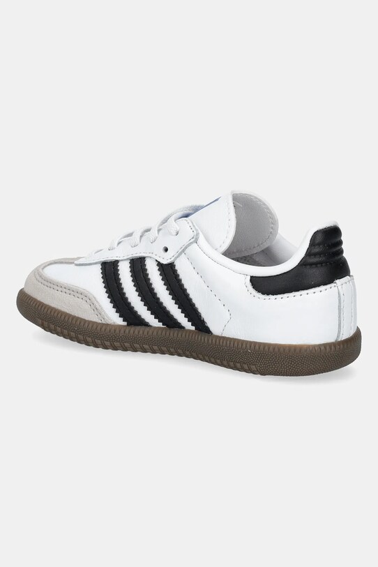 Chłopiec adidas Originals sneakersy skórzane SAMBA OG IE3679 biały