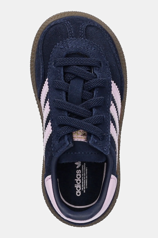 adidas Originals sneakers de piele întoarsă pentru copii HANDBALL SPEZIAL bleumarin JI2901
