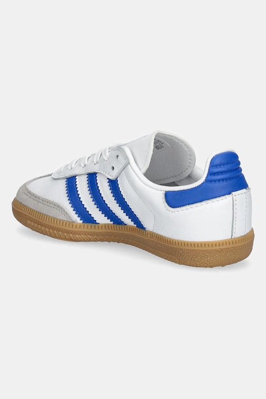 Chłopiec adidas Originals sneakersy skórzane dziecięce SAMBA OG JP5486 niebieski