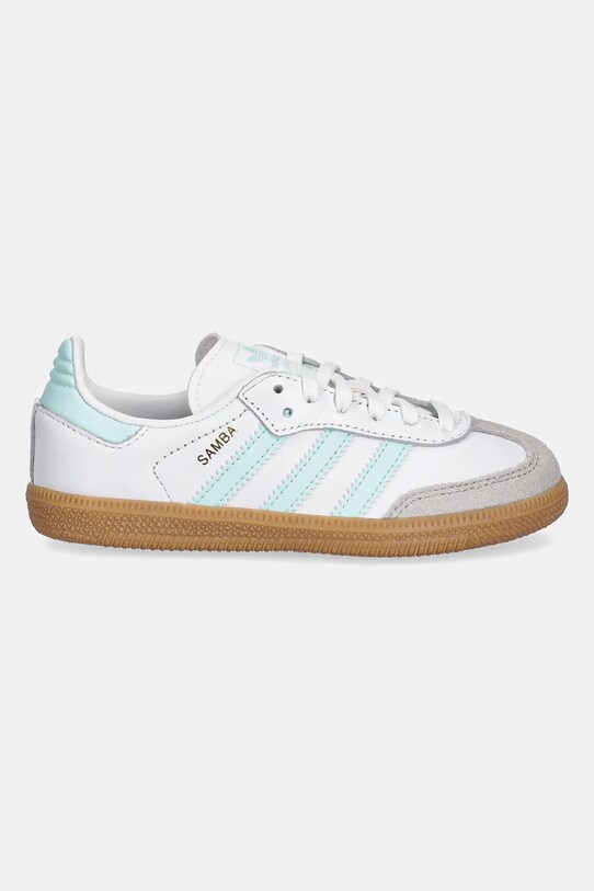 Kožené tenisky adidas Originals SAMBA OG JP5485 tyrkysová SS25