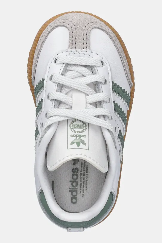 adidas Originals teniși din piele copii SAMBA OG verde JP5487