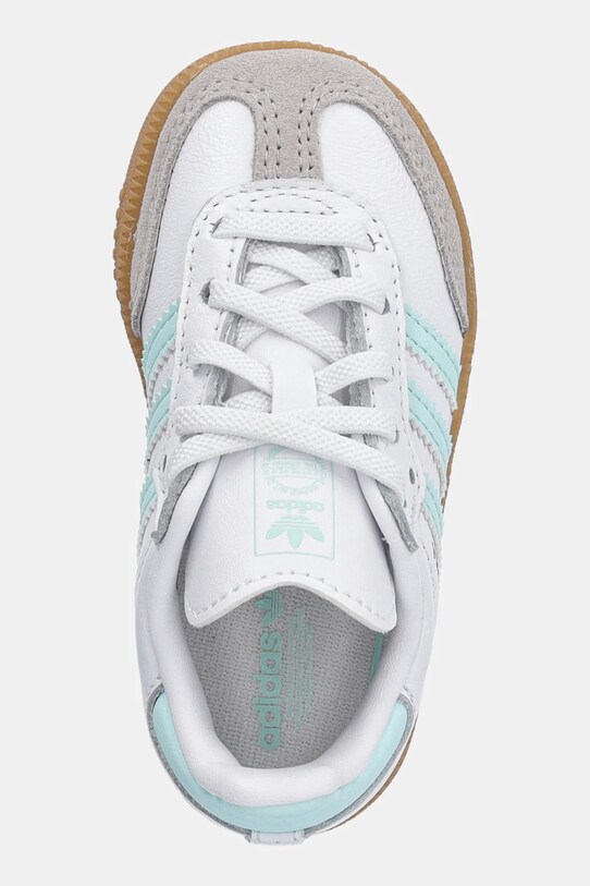 Kožené tenisky adidas Originals SAMBA OG tyrkysová JP5489