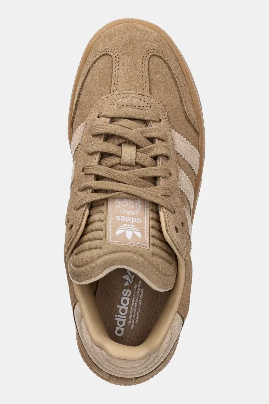 Detské tenisky adidas Originals SAMBA XLG zelená JQ9885