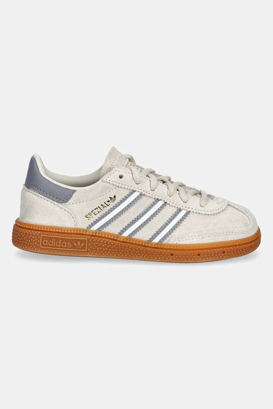 adidas Originals sneakers de piele întoarsă pentru copii HANDBALL SPEZIAL JI0456 bej SS25