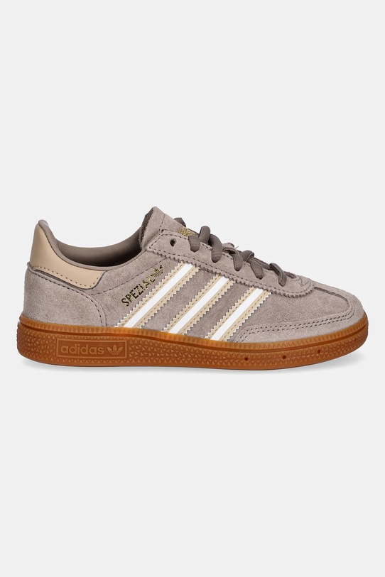 Дитячі замшеві кросівки adidas Originals HANDBALL SPEZIAL JI0457 коричневий SS25