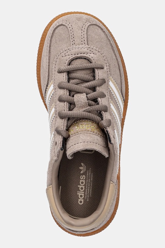 Дитячі замшеві кросівки adidas Originals HANDBALL SPEZIAL коричневий JI0457