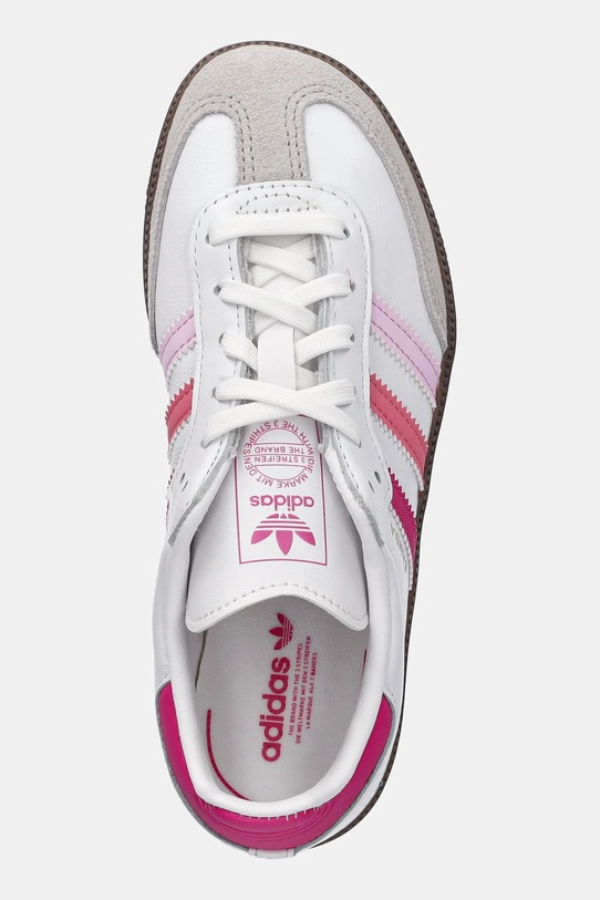 Παιδικά δερμάτινα αθλητικά παπούτσια adidas Originals SAMBA OG λευκό JP5494