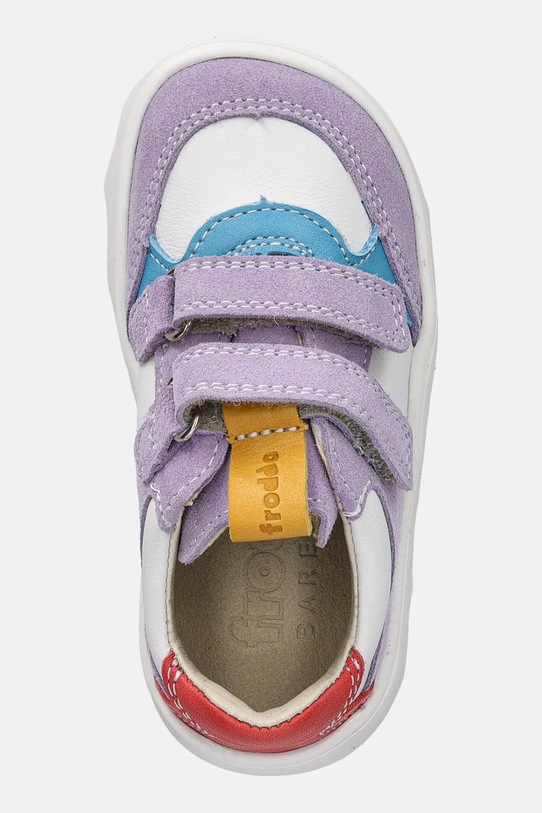 Detské kožené tenisky Froddo BAREFOOT ZERU SPRING fialová G3130264.22.24