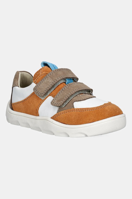 Детские кожаные кроссовки Froddo BAREFOOT ZERU SPRING замш оранжевый G3130264.22.24