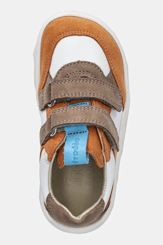 Froddo teniși din piele copii BAREFOOT ZERU SPRING portocaliu G3130264.22.24