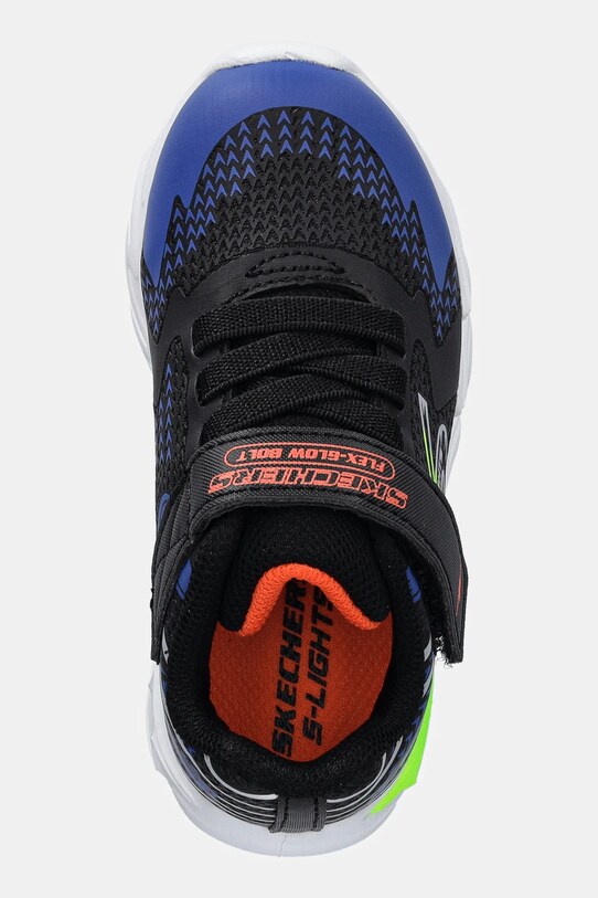 Skechers sneakersy dziecięce FLEX-GLOW BOLT czarny 400138N