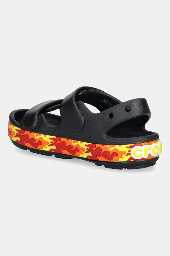 Chłopiec Crocs sandały dziecięce CROCBAND CRUISER FLAMES SANDAL KIDS 211268.CROCS.CROCBAND.C czarny