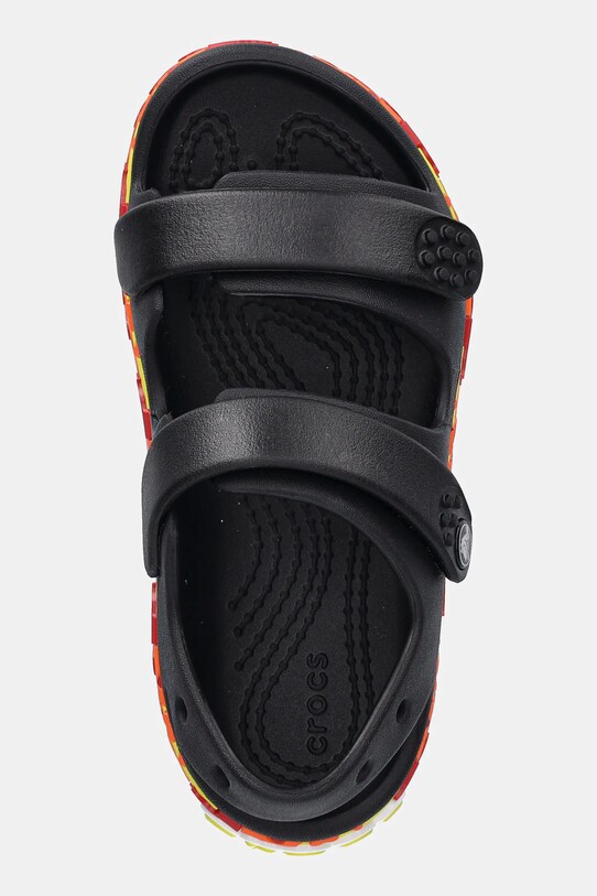 Crocs sandale copii CROCBAND CRUISER FLAMES SANDAL KIDS negru 211268.CROCS.CROCBAND.C