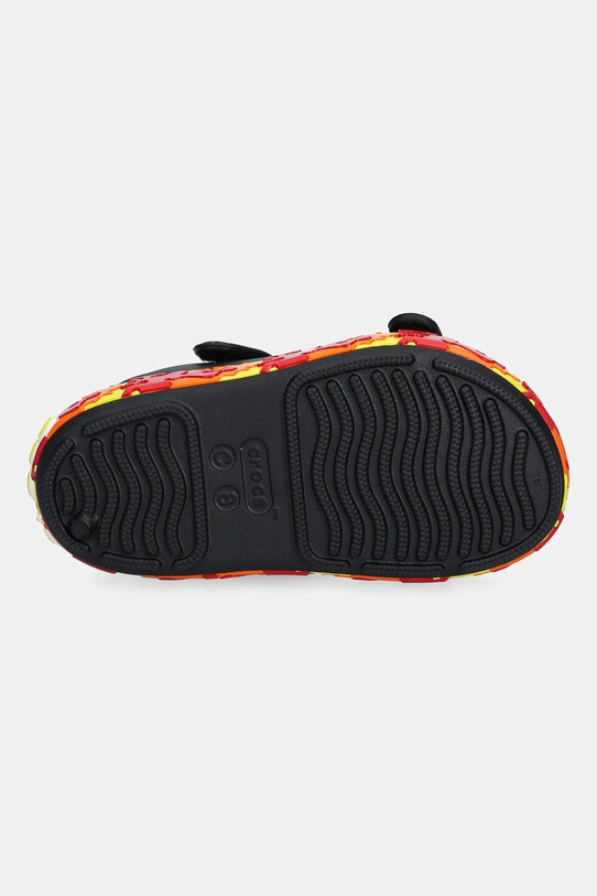 Crocs sandale copii CROCBAND FLAMES SANDAL T 211269.CROCS.CROCBAND.F negru