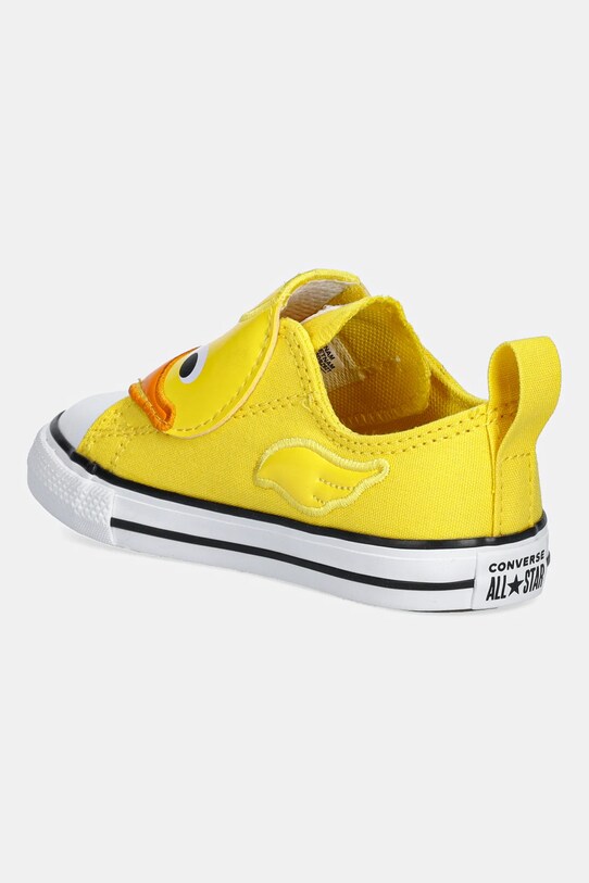 Κοριτσίστικα Παιδικά πάνινα παπούτσια Converse CHUCK TAYLOR ALL STAR ONE STRAP A11838C κίτρινο