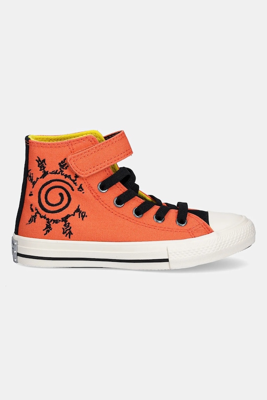 Converse trampki dziecięce CTAS 1V HI X NARUTO A14840C pomarańczowy SS25