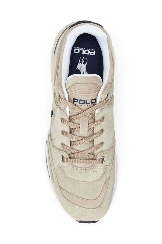 Polo Ralph Lauren sneakers din piele intoarsă Trackster 250 bej 809955688001.100