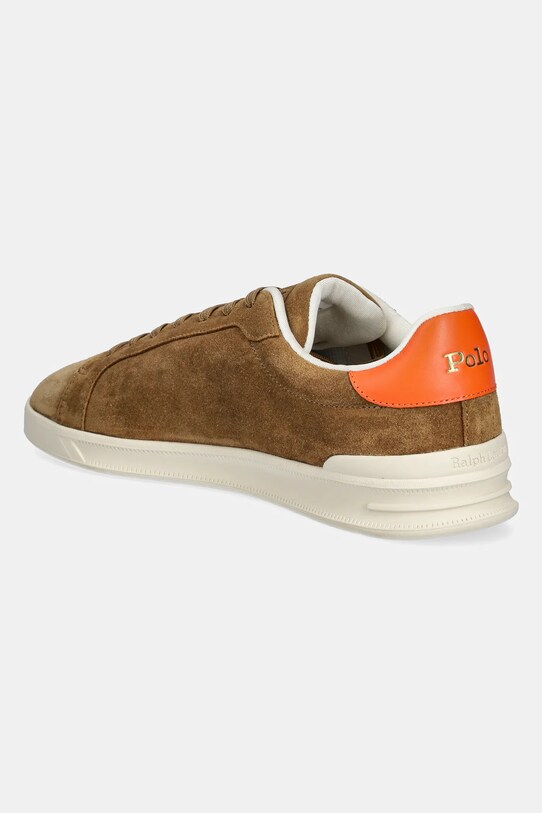Obuwie Polo Ralph Lauren sneakersy zamszowe Hrt Crt Ii 809955691005.260 beżowy