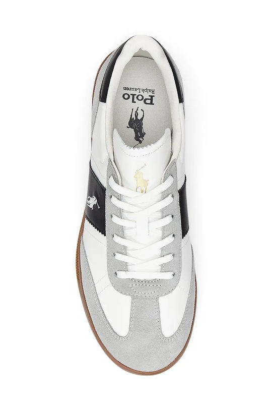 Polo Ralph Lauren sneakersy skórzane Hrt Aera Pp biały 809956119002.100