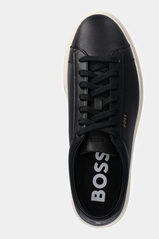 Kožené tenisky BOSS Kieran černá 50536480.002