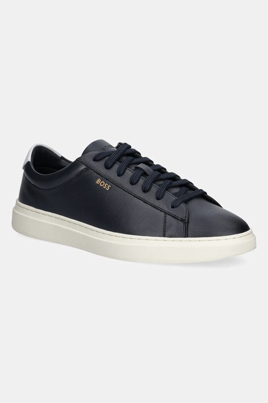 BOSS sneakers din piele Kieran mic de statură bleumarin 50536480.410