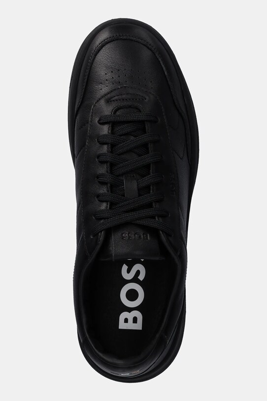 Кожаные кроссовки BOSS Baltimore чёрный 50536484.005