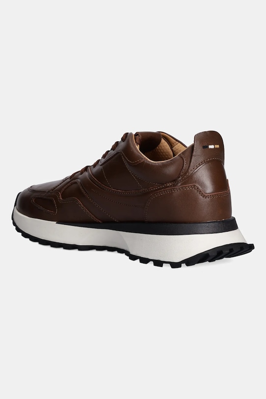 Boty Kožené tenisky BOSS Jonah 50536486.210 hnědá