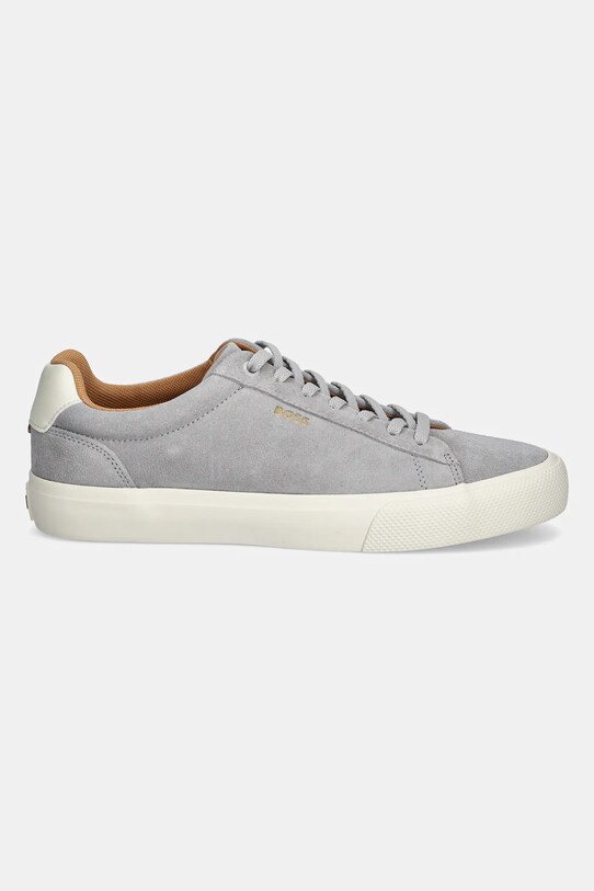 BOSS sneakersy zamszowe Aiden 50536521.072 szary SS25
