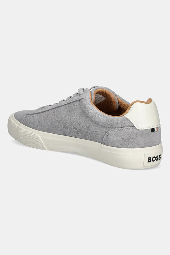Obuwie BOSS sneakersy zamszowe Aiden 50536521.072 szary
