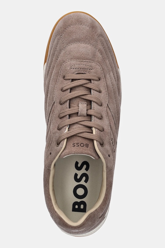 BOSS sneakers din piele intoarsă Titanium SL bej 50536523.260