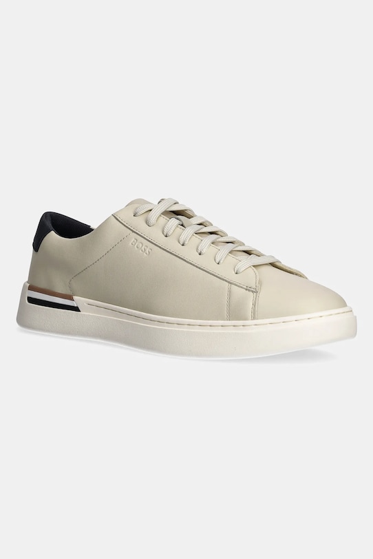 BOSS sneakers din piele Clint mic de statură bej 50543440.124