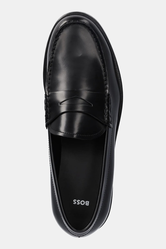 Кожаные мокасины BOSS Limber чёрный 50536162.001
