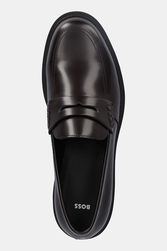 BOSS mocasini de piele Ronnin maro 50536172.604