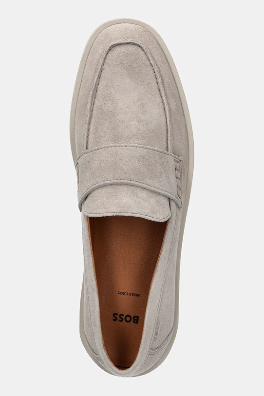Замшевые мокасины BOSS Clay бежевый 50536159.131