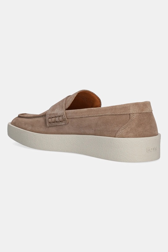 Obuwie BOSS mokasyny zamszowe Clay 50536159.260 zielony