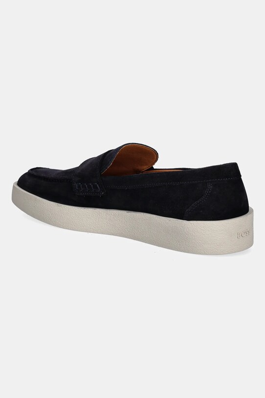 Încălțăminte BOSS mocasini din piele intoarsa Clay 50536159.401 bleumarin