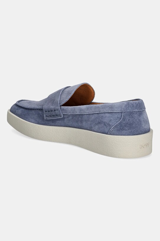 Încălțăminte BOSS mocasini din piele intoarsa Clay 50536159.464 albastru