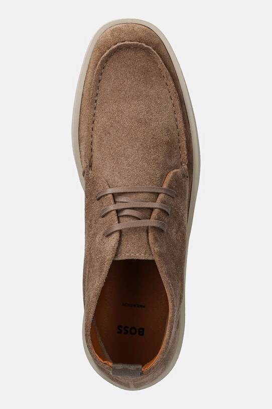BOSS velúr félcipő Clay barna 50536160.260
