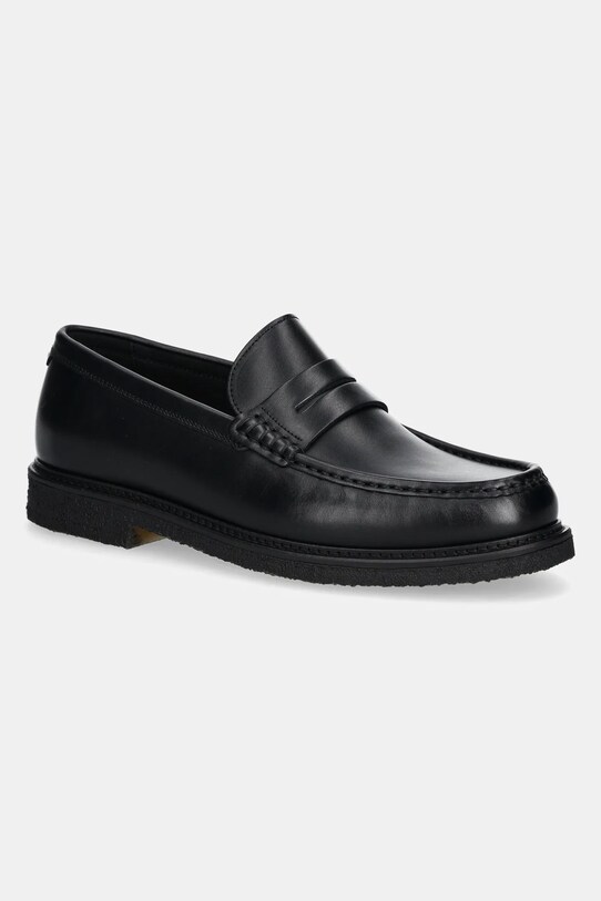 Шкіряні мокасини BOSS Kope elegant чорний 50536230.001
