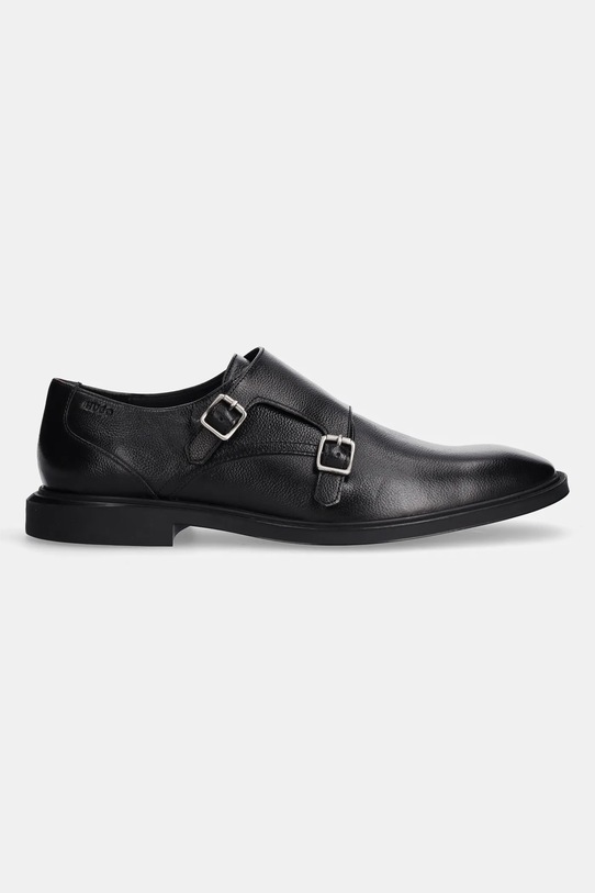 HUGO pantofi de piele Gryff 50536180.001 negru SS25