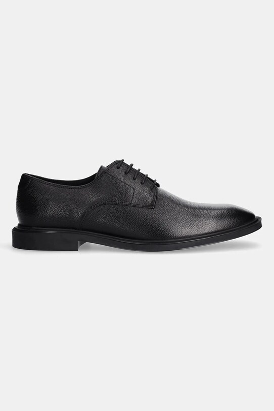 Kožené polobotky HUGO Gryff 50536212.001 černá SS25