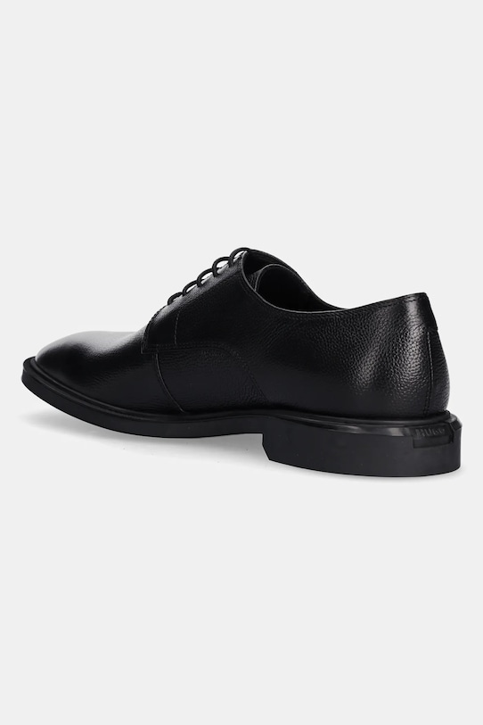Boty Kožené polobotky HUGO Gryff 50536212.001 černá