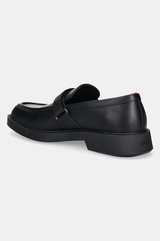 Încălțăminte HUGO mocasini de piele Iker 50536228.001 negru