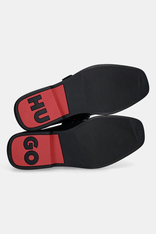 Кожаные мокасины HUGO Iker 50536228.001 чёрный