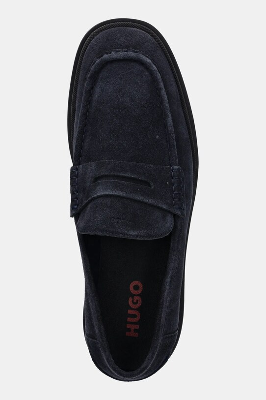 HUGO mocasini din piele intoarsa Chaol bleumarin 50536215.408