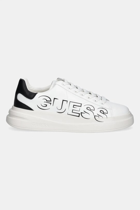 Кожаные кроссовки Guess ELBA FMPELB.SUE12.WHIBK белый SS25