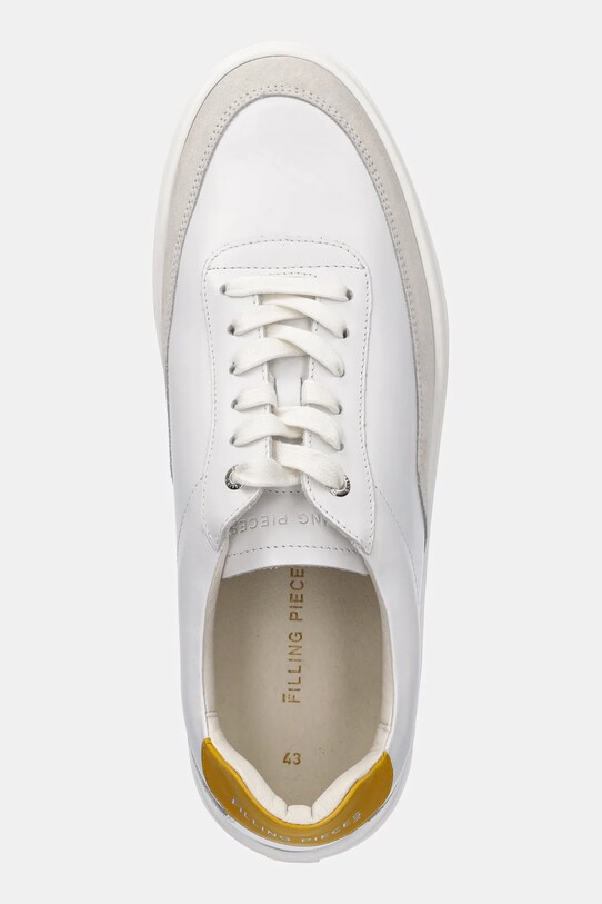 Filling Pieces sneakersy skórzane Mondo Squash Tag biały 46725651924