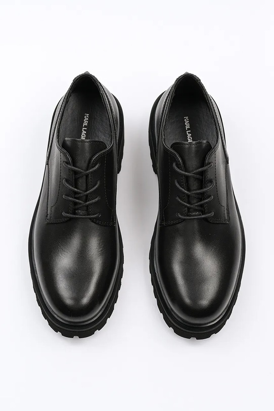 Karl Lagerfeld pantofi de piele KONTEST II negru KL12425.000