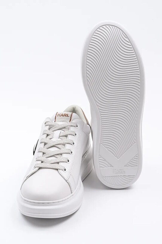 Karl Lagerfeld sneakersy skórzane KAPRI MENS NFT KL52531M.01Z biały